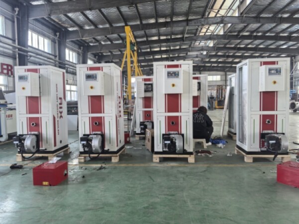 The 20 gas-fired modular hot water boilers for export to Colombia have been completed
